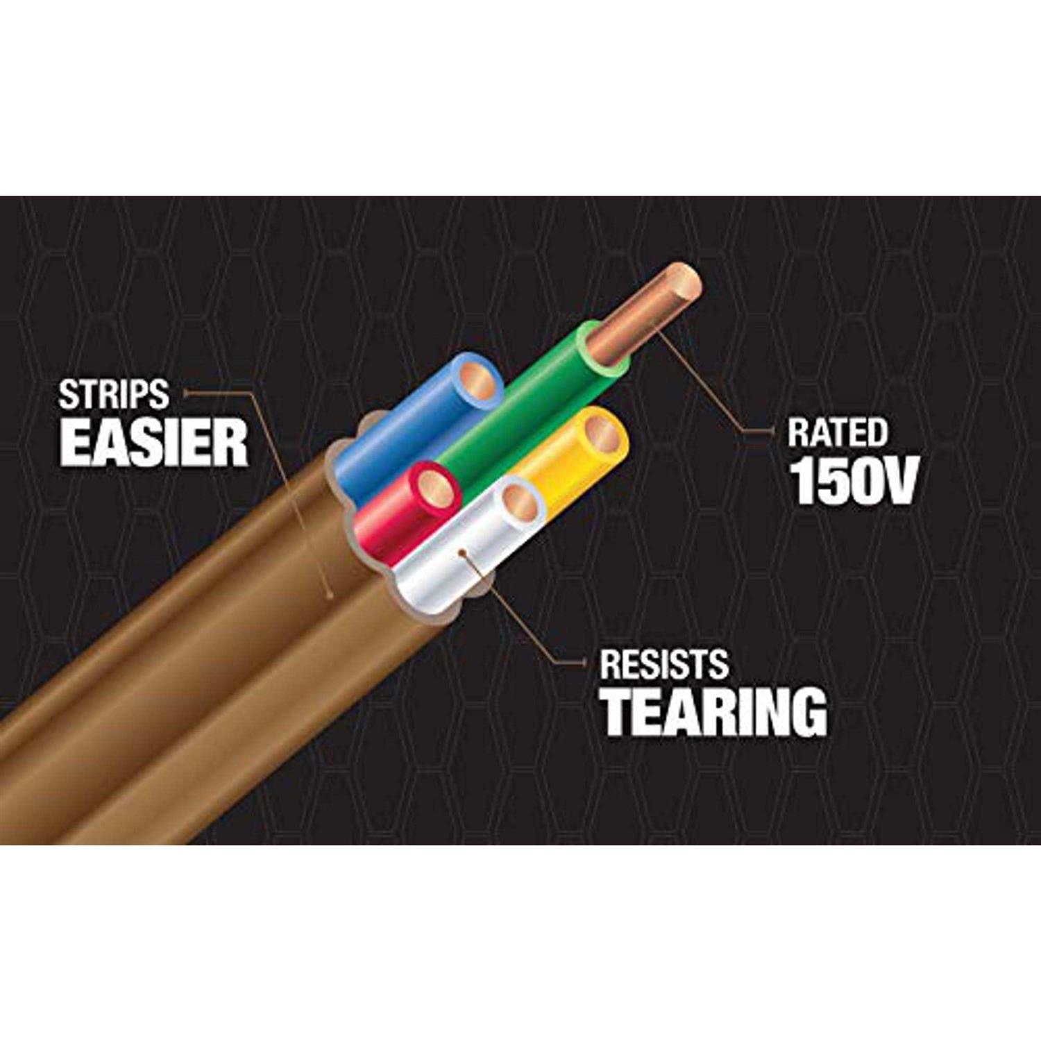 Southwire 50 ft. 18/7 Solid Copper Thermostat Wire 64170422 - Image 4