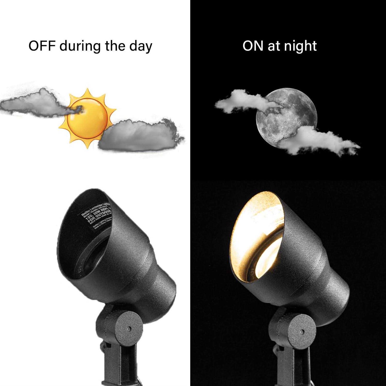 Goodsmann Photo Eye Light Sensor Photo Cell for Power Pack Transformer Photosensor Remote Photo Electric Switch Dusk-to-Dawn Light Sensor Switch - Image 3