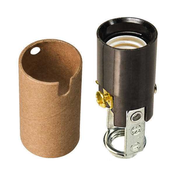 PLT 2 in. Candelabra Base Socket Phenolic 1/8 IP Socket 45-0202-99