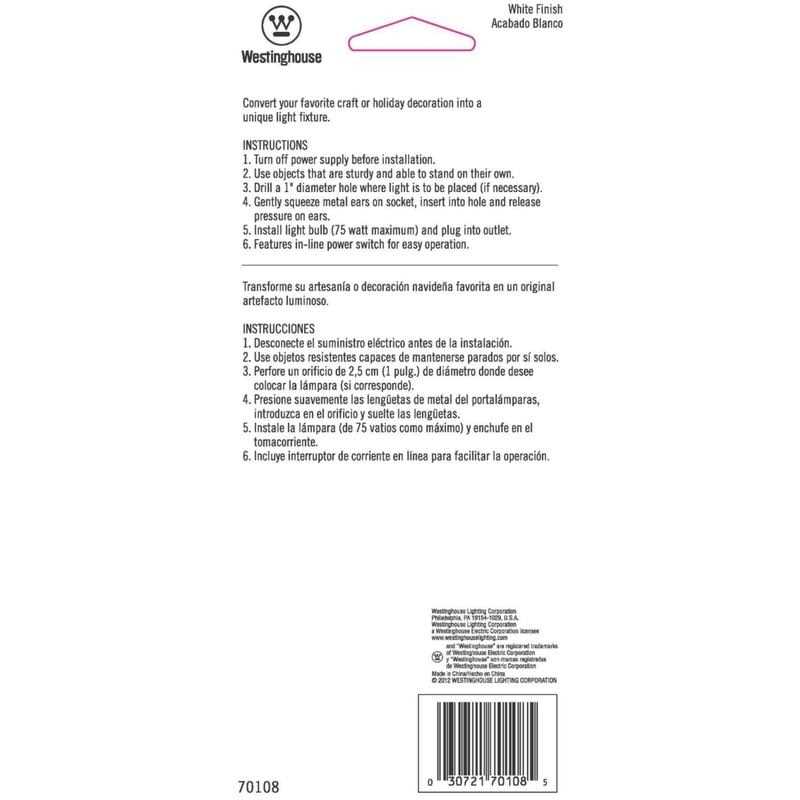 Westinghouse Snap In Socket Cord Set - Image 5