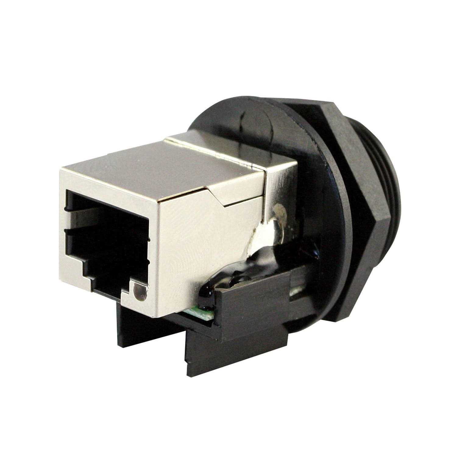ASI RJ45 Connector Shielded Ethernet Front Fastening Female-to-Female - Image 3