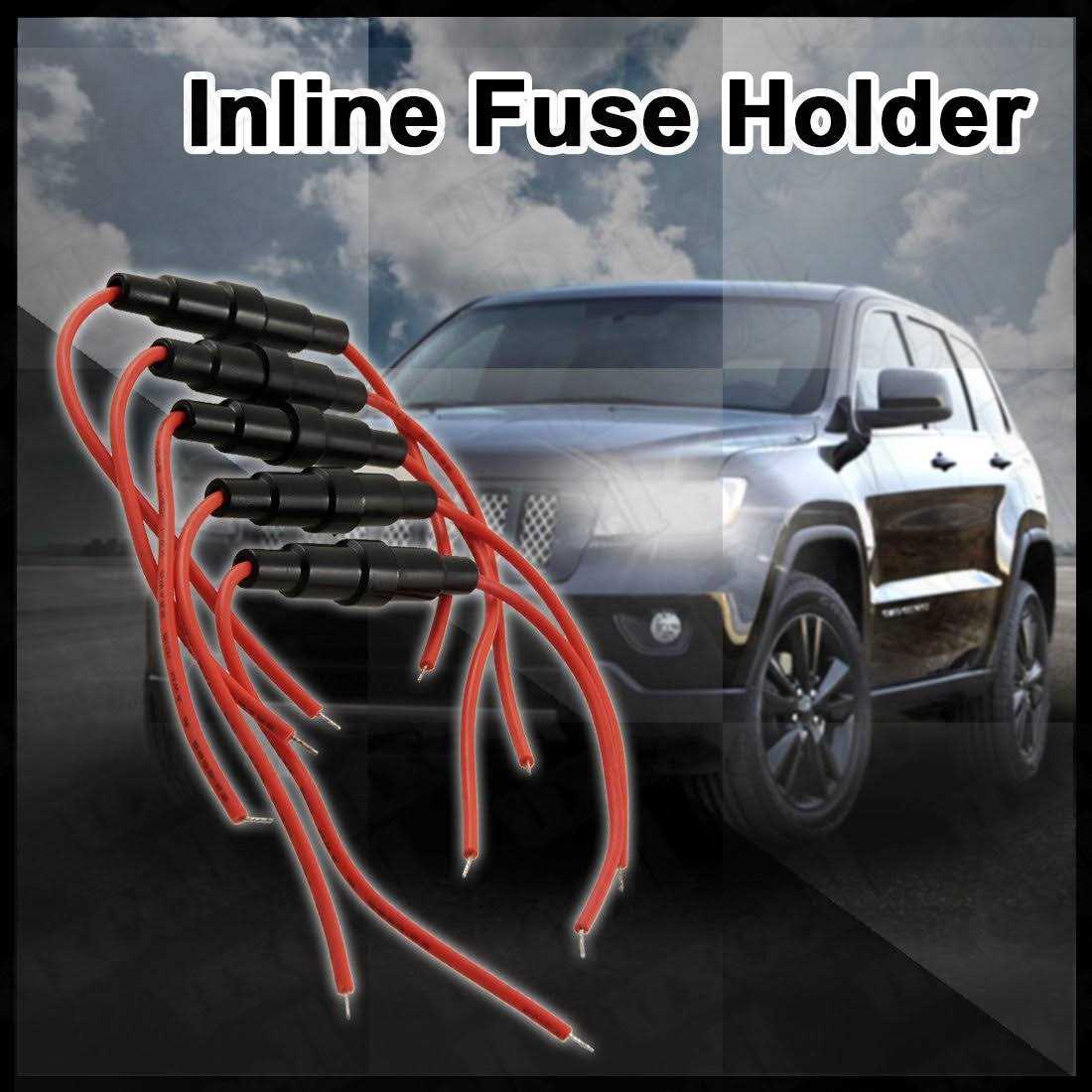 uxcell A11101300ux0008 5 x 20 mm AGC Fuse Holder Inline Screw Type W 22 AWG Wire - Image 3