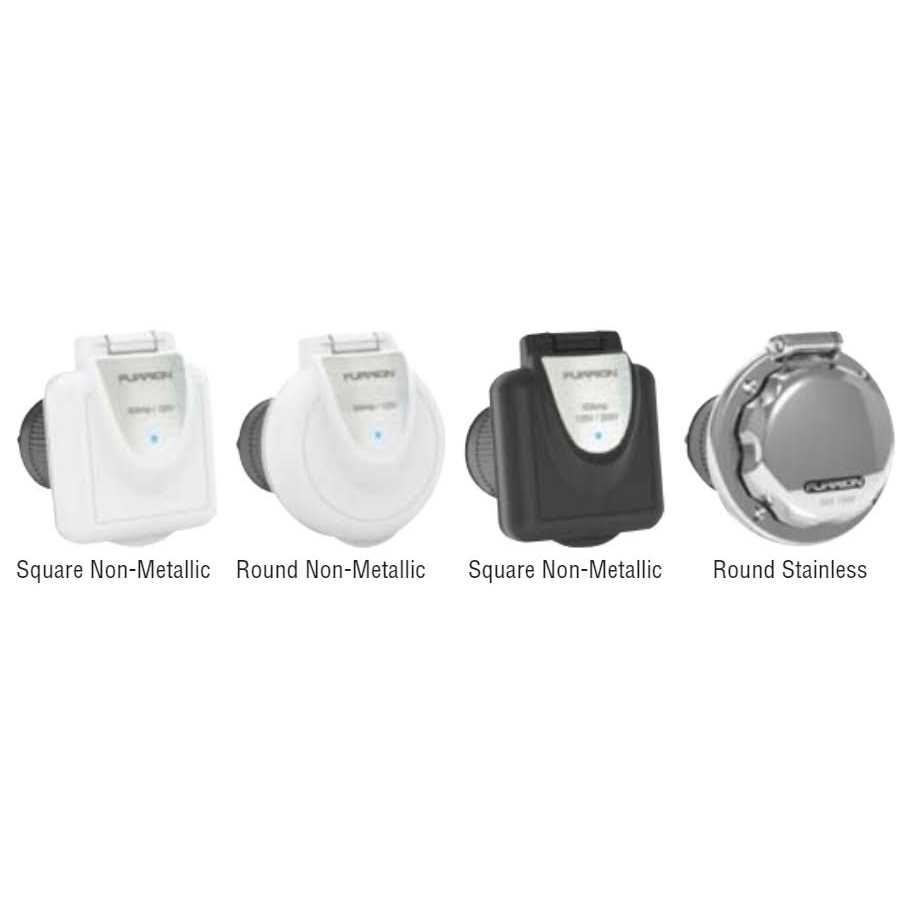 Furrion 50A 125/250V LED Square Inlet 2021124530 - Image 3