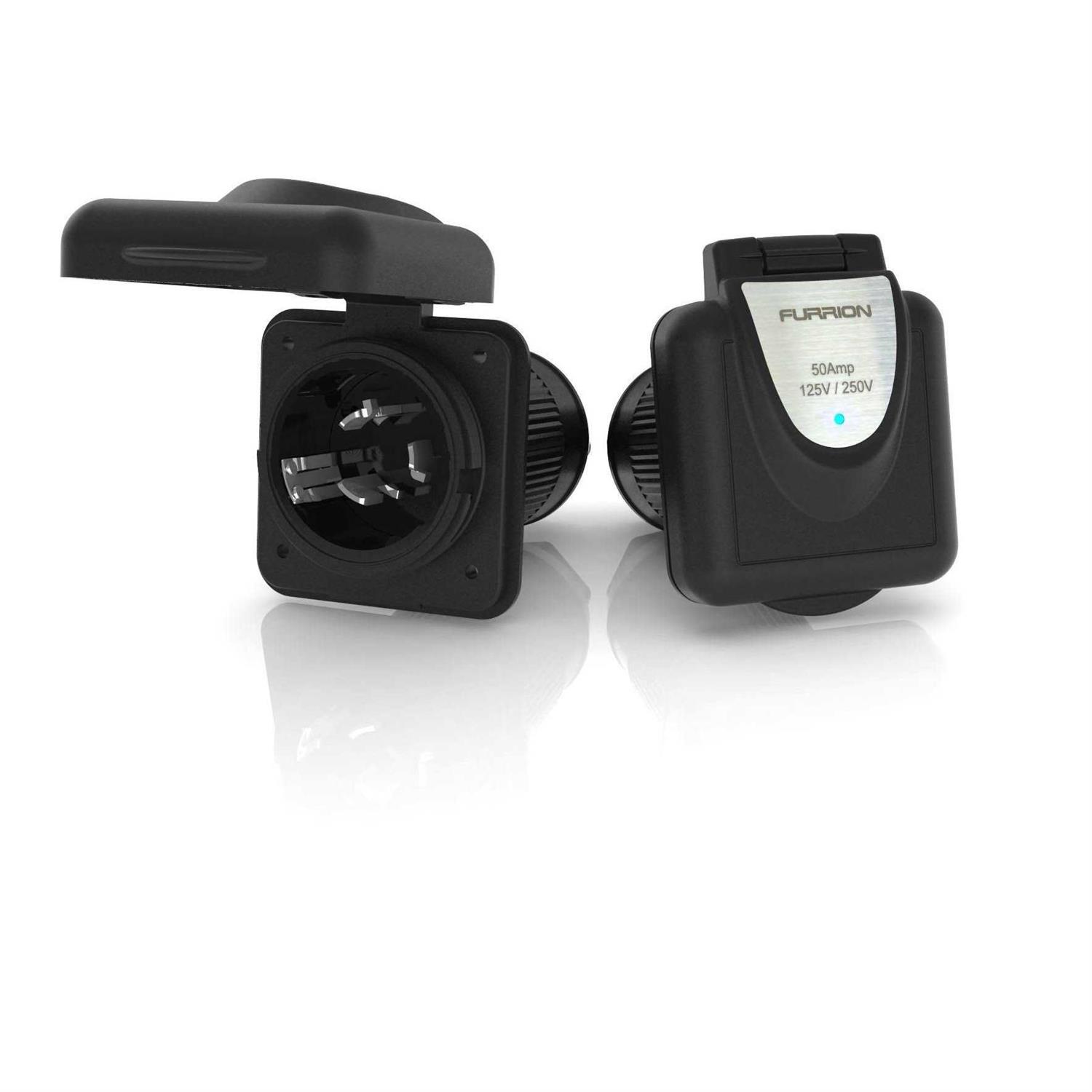 Furrion 50A 125/250V LED Square Inlet 2021124530 - Image 4