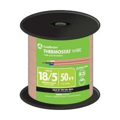 Southwire 50 Ft. 18/5 Solid Copper Thermostat Wire - Image 5