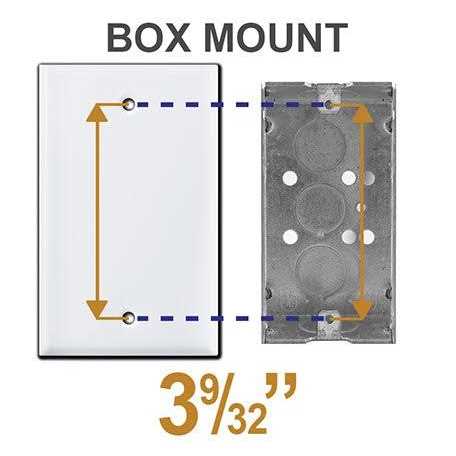 Amerelle 463BW Oversized Wallplate 1 Blank - Image 4