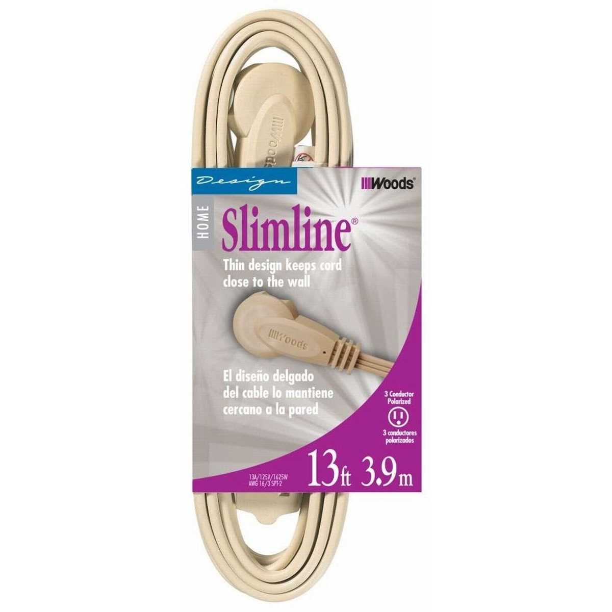 Desing Slimline 2255 Flat Plug Extension Cord - Image 2