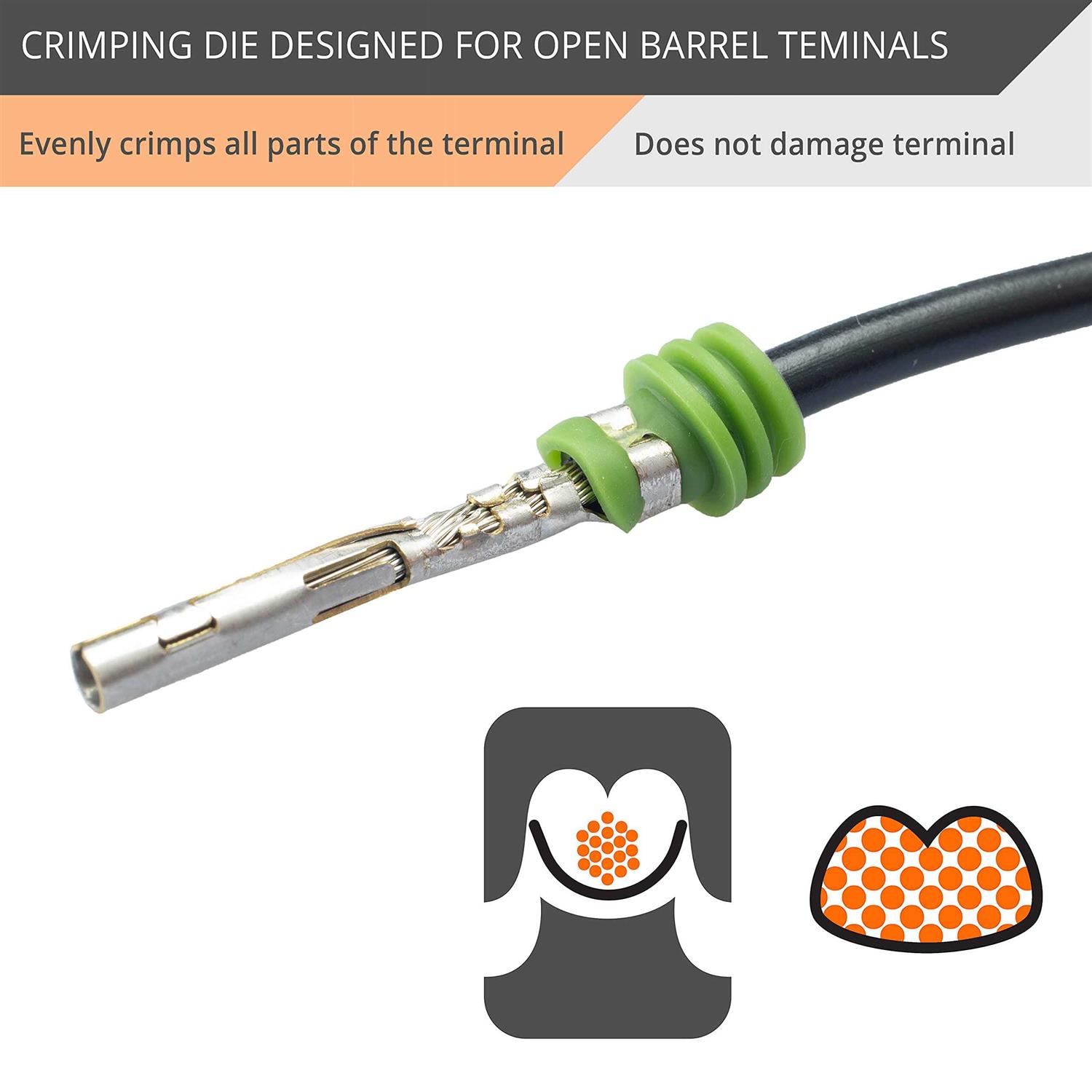 Wirefy Crimping Die for Open Barrel Terminals - Image 5