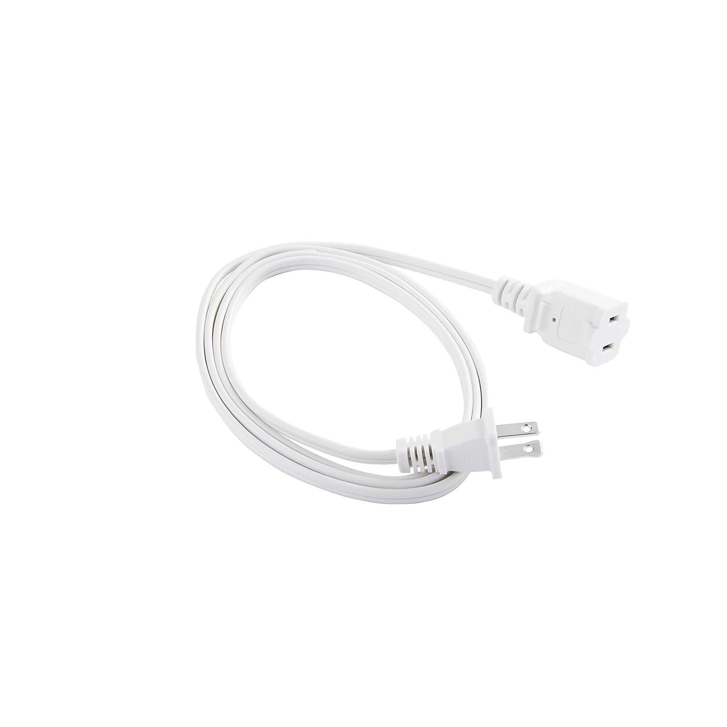 5ft Power Cable 2 Prong AC Outlet Polarized Extension Cord - Image 4