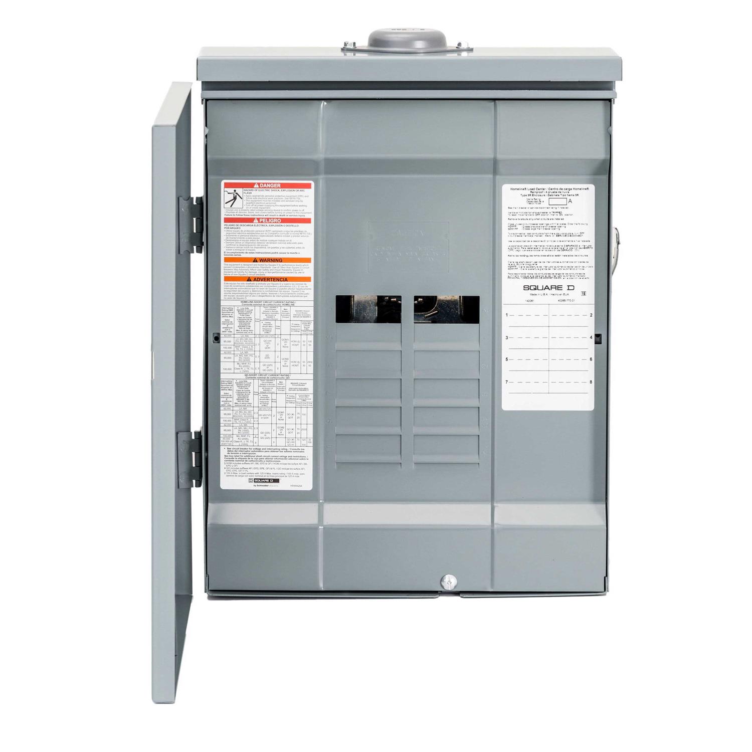 Square D Homeline HOM816L125PRB Load Center 125 A 8-Space - Image 3