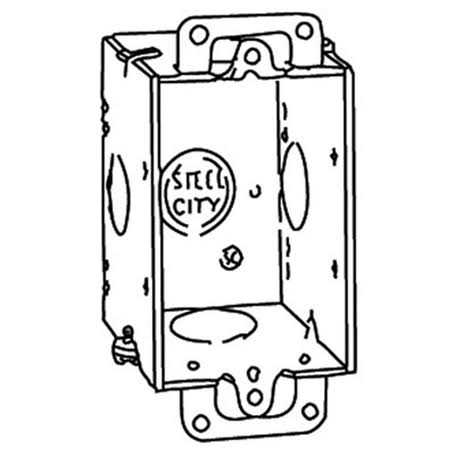 Steel City CW-1/2 Gangable Switch Box - Image 5