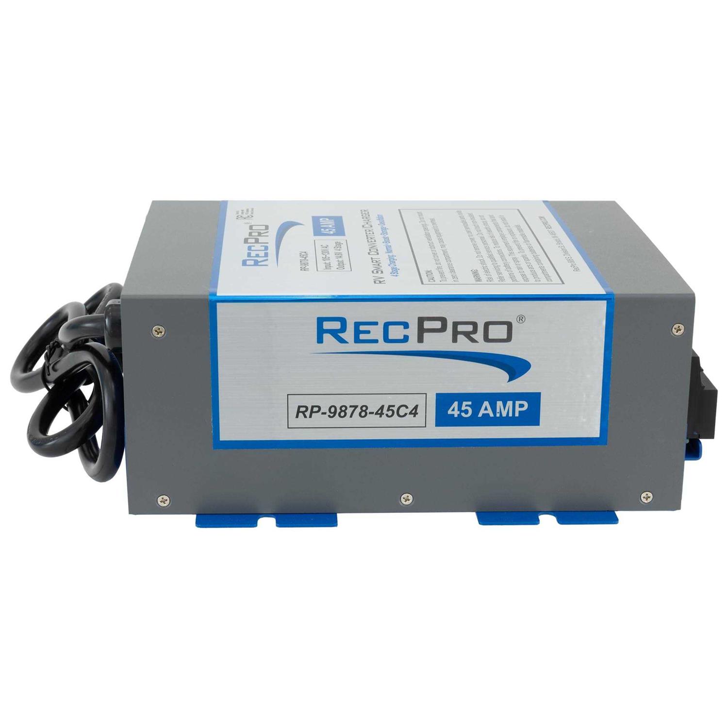 Recpro RV Converter 45 Amp RV Power Converter & Battery Charger 4 Stage Smart Charging - Image 2