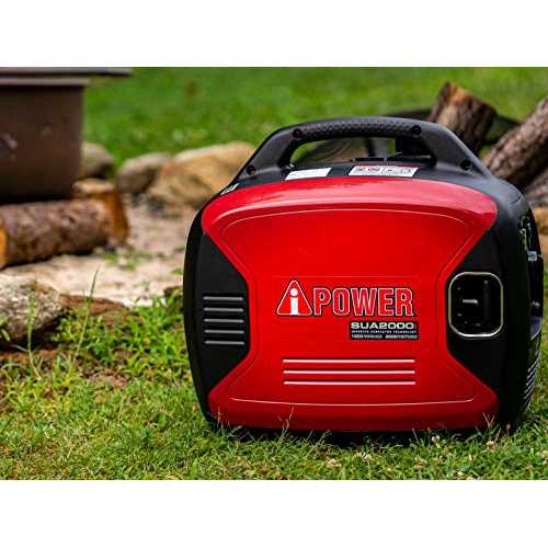 A-iPower Portable Inverter Generator, 2000W Ultra-Quiet RV Ready, EPA Compliant, Small & Ultra Lightweight For Backup Home Use, Tailgating & Camping - Image 4