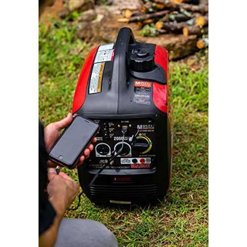 A-iPower Portable Inverter Generator, 2000W Ultra-Quiet RV Ready, EPA Compliant, Small & Ultra Lightweight For Backup Home Use, Tailgating & Camping - Image 5