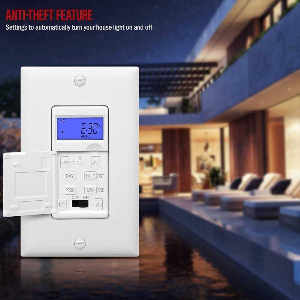 Enerlites 7-Day Digital In-Wall Programmable Timer Switch - Image 2