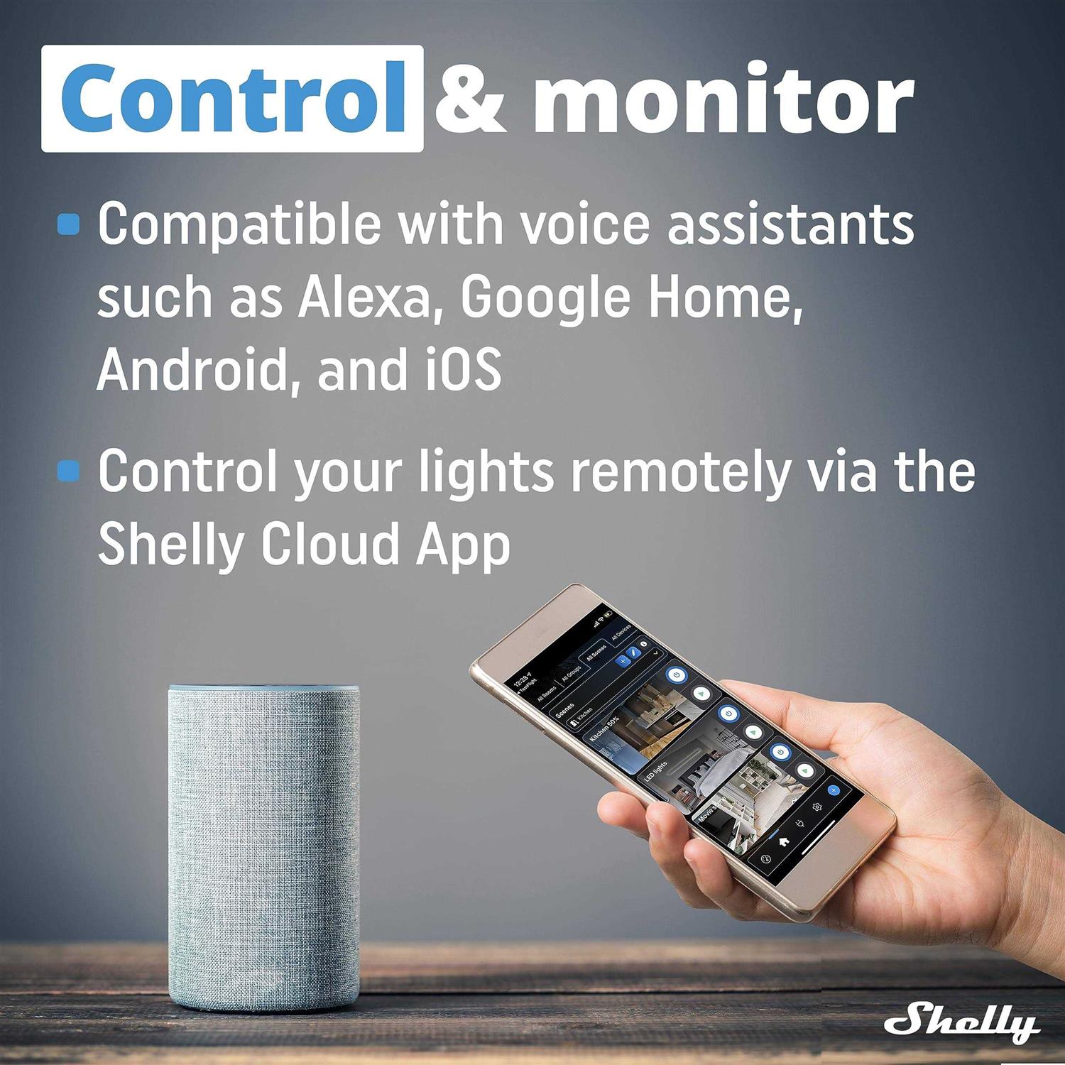 Shelly Plus Wall Dimmer, WiFi and Bluetooth Smart Wall Dimmer Relay - Image 3