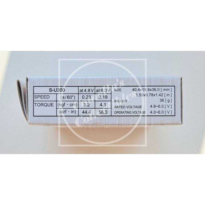 Futaba 01102320-1 S-U300 Digital Standard Servo - Image 5