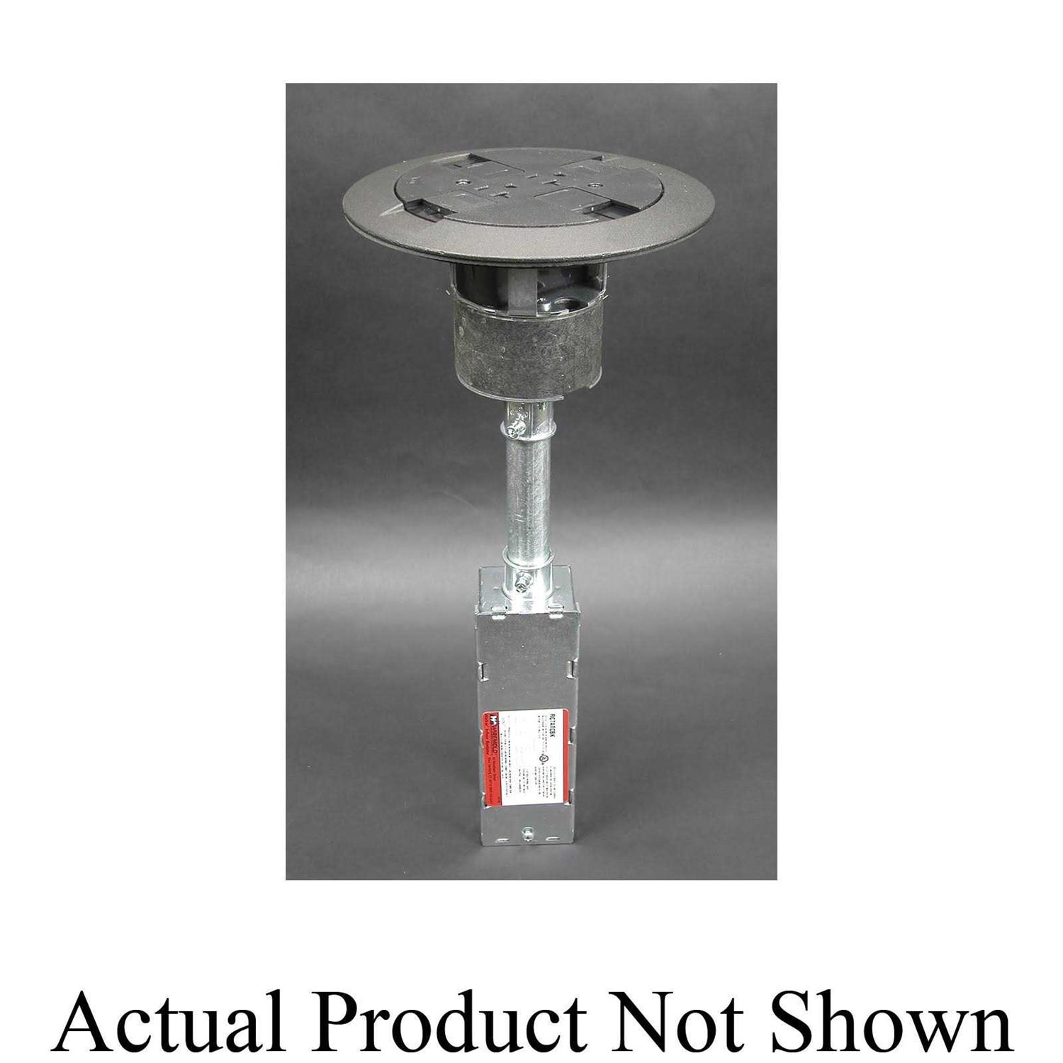 Wiremold RC7ATCBK RC7ATC Multi-Service Assembled Poke-Thru Device - Image 3