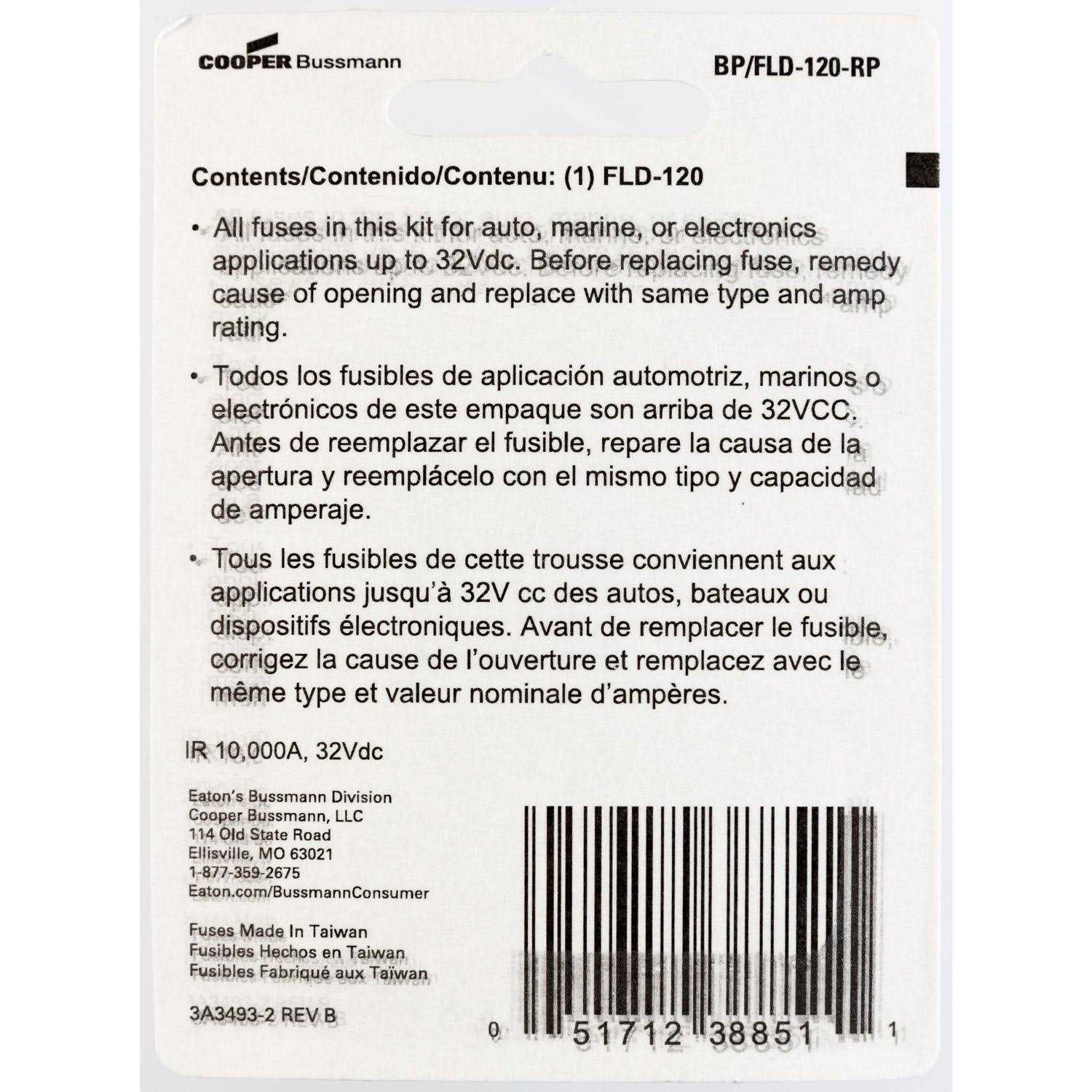 Bussmann Bus-Bp/fld-120-rp Bp/fld120rp - Image 3