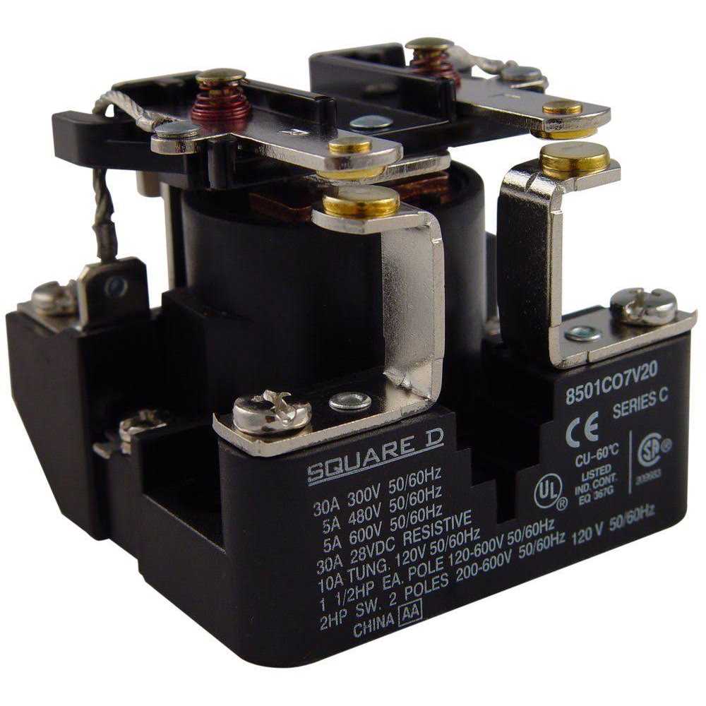 Square D 8501CO7V20 Power Relay - Image 4