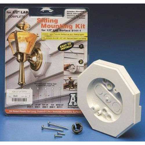 Arlington 8141 Siding Mounting Kit with Built-In Box - Image 3