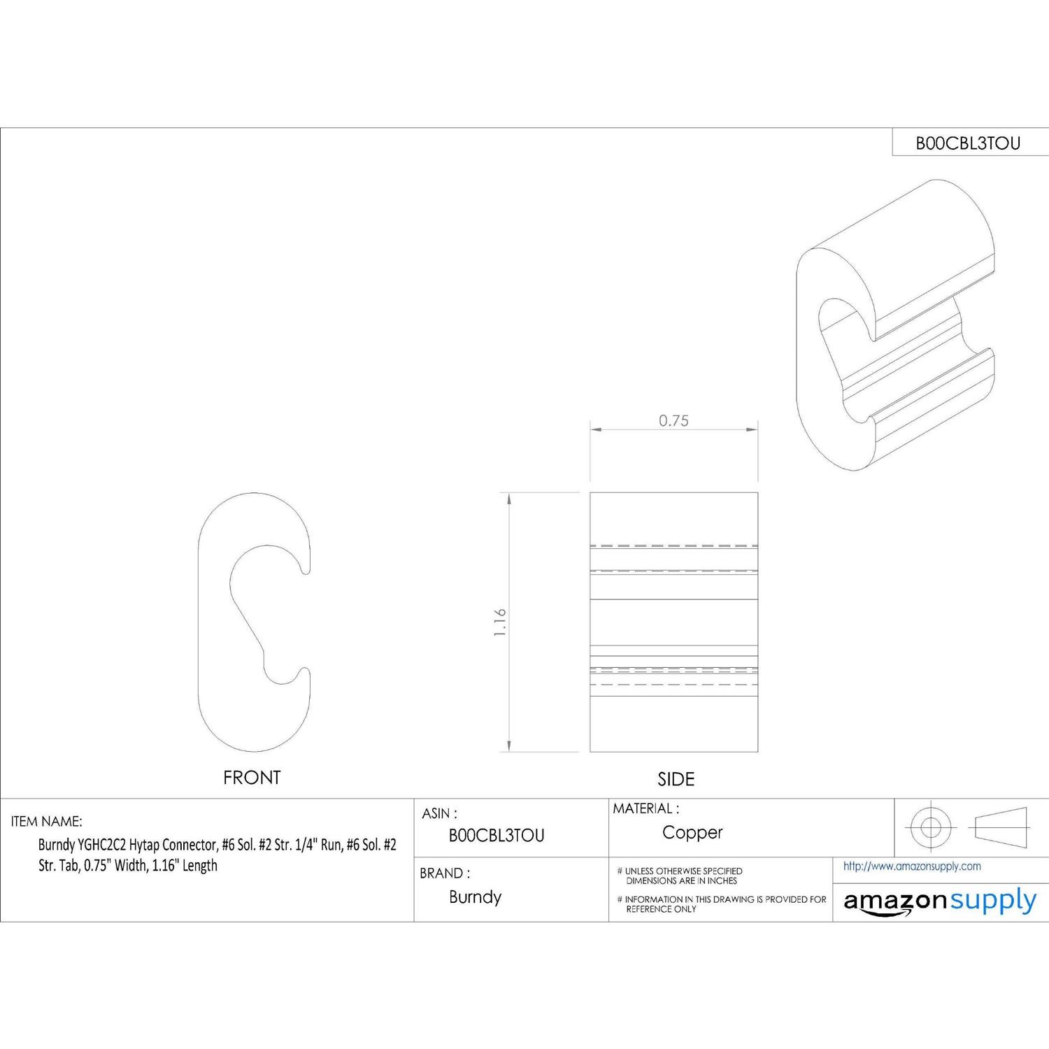 Burndy YGHC2C2 Connector - Image 4