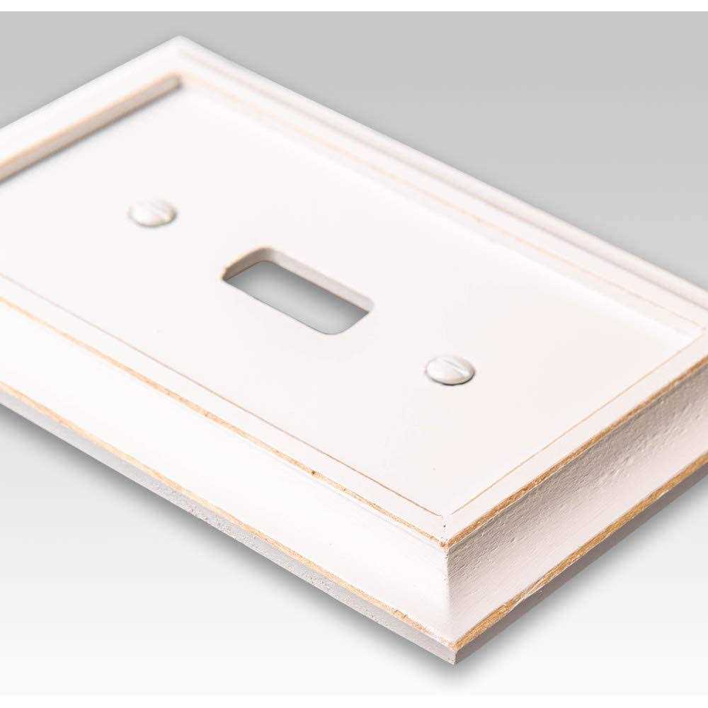 Amerelle Savannah 1 gang Rocker Wood Wall Plate - Image 4