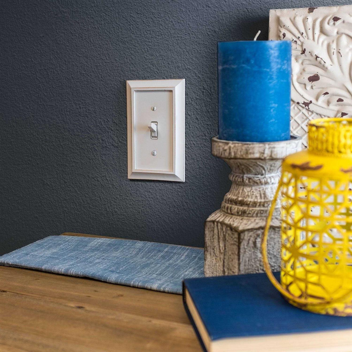 Amerelle Savannah 1 gang Rocker Wood Wall Plate - Image 5