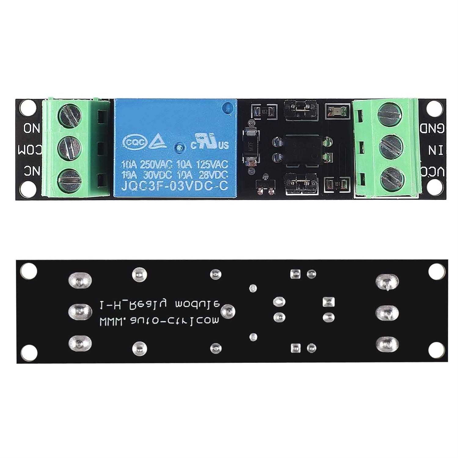 6PCS 1 Channel DC 3V Relay High Level Driver Module Optocoupler Relay Module Isolated Drive Control Board - Image 3