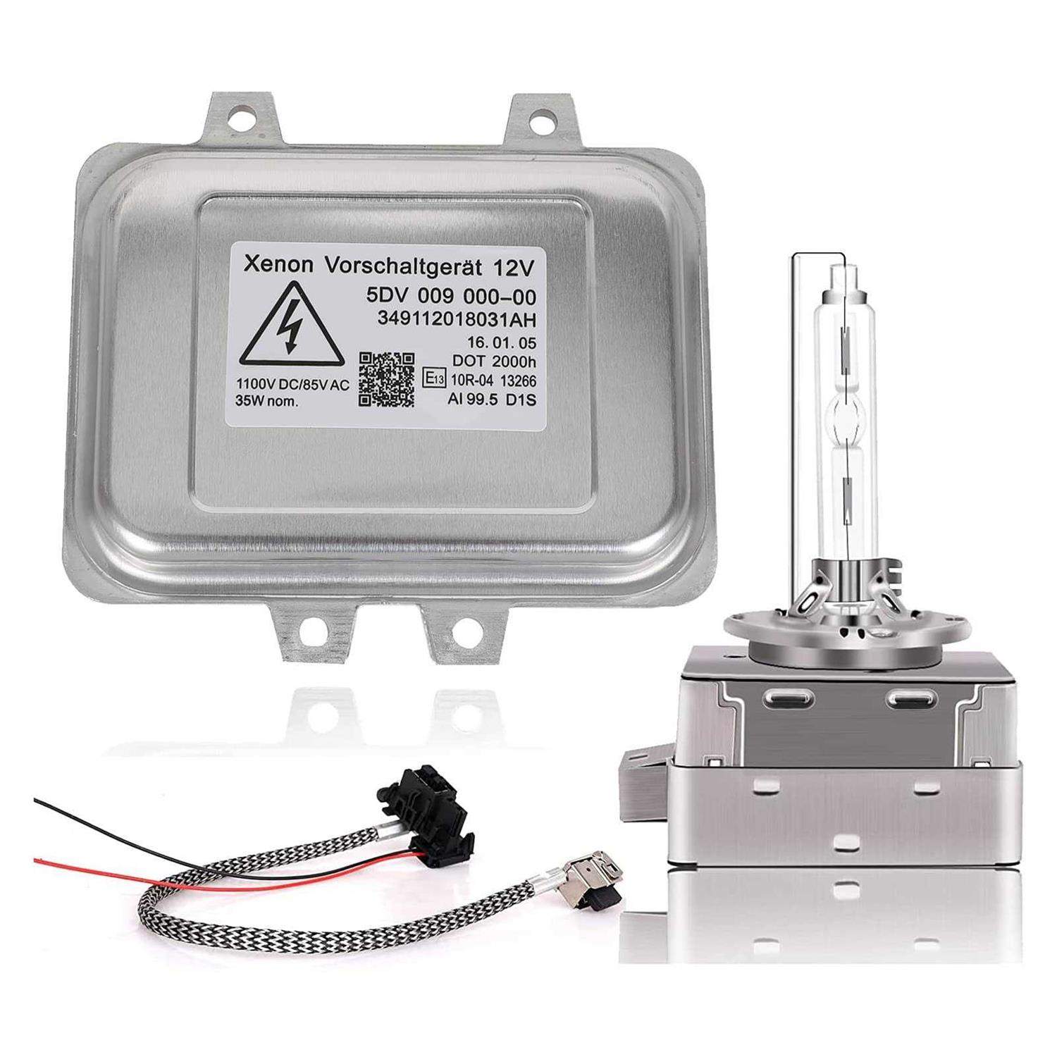 5dv 009 000-00 Xenon Hid Ballast Headlight Control Unit W/ Igniter and D1s Bulb Replacement for 2007-2014 Cadillac Escalade - Image 3