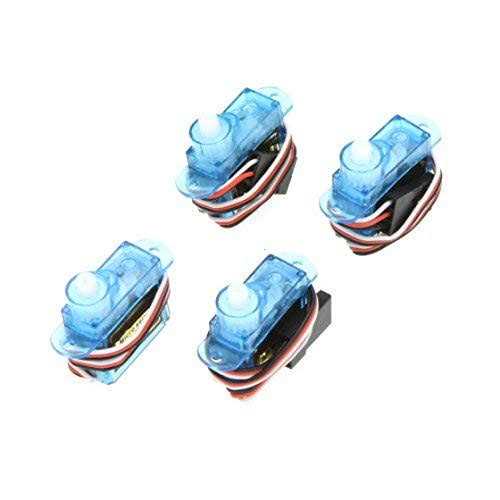 4 pcs Super Light 3.7g Micro Nano Servo Mini Analog Servo GH-S37A Control Direction for Rc Plane Helicopter Car Boat - Image 4