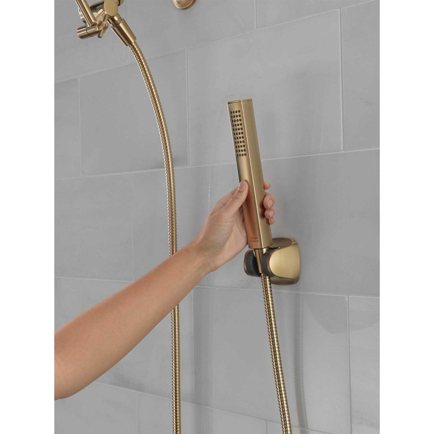 Delta Universal Showering Components 10 inch Raincan Shower Head & Hand Held Combo with Adjustable Extension Arm - Image 5