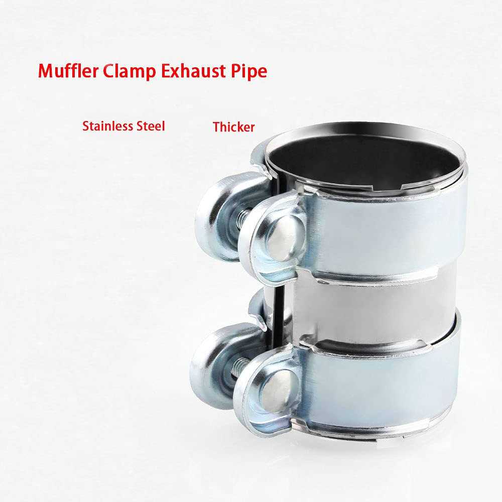 Stainless Steel Exhaust Clamp Pipe Joint Bolts Band Flanges Clamp - Image 3