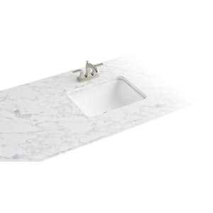 Kohler Caxton White Undermount Rectangular Transitional Bathroom Sink - Image 2