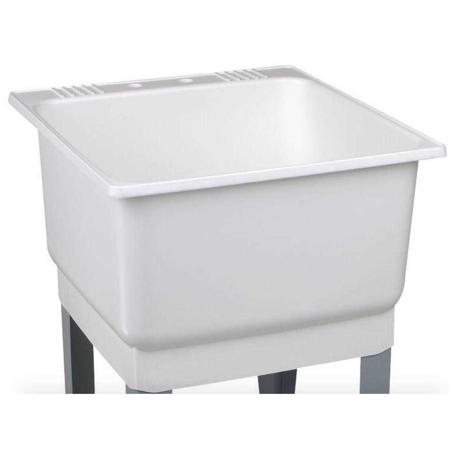 Mustee Laundry Tub White - Image 3