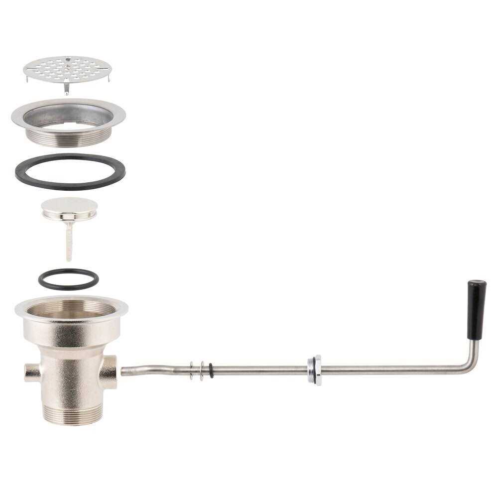 Drain STRAINER Twist Handle Waste Valve - Image 3