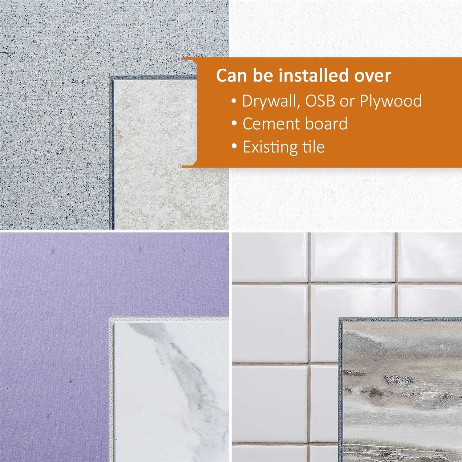 Palisade 23.2 in. x 11.1 in. Tile Shower and Tub Surround Kit - Image 4