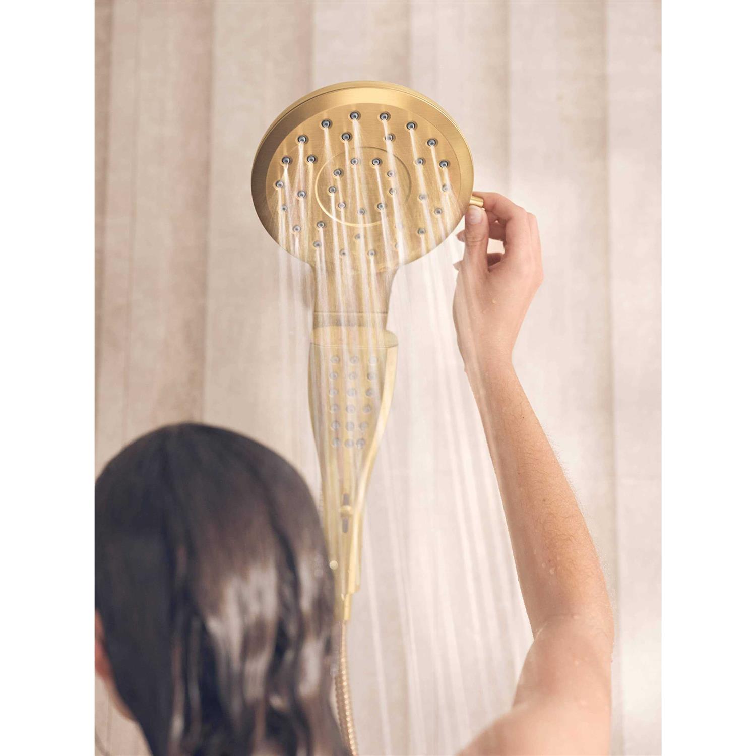 Moen 220C3EP Verso 1.75 GPM Multi Function Shower Head with Hand - Image 3