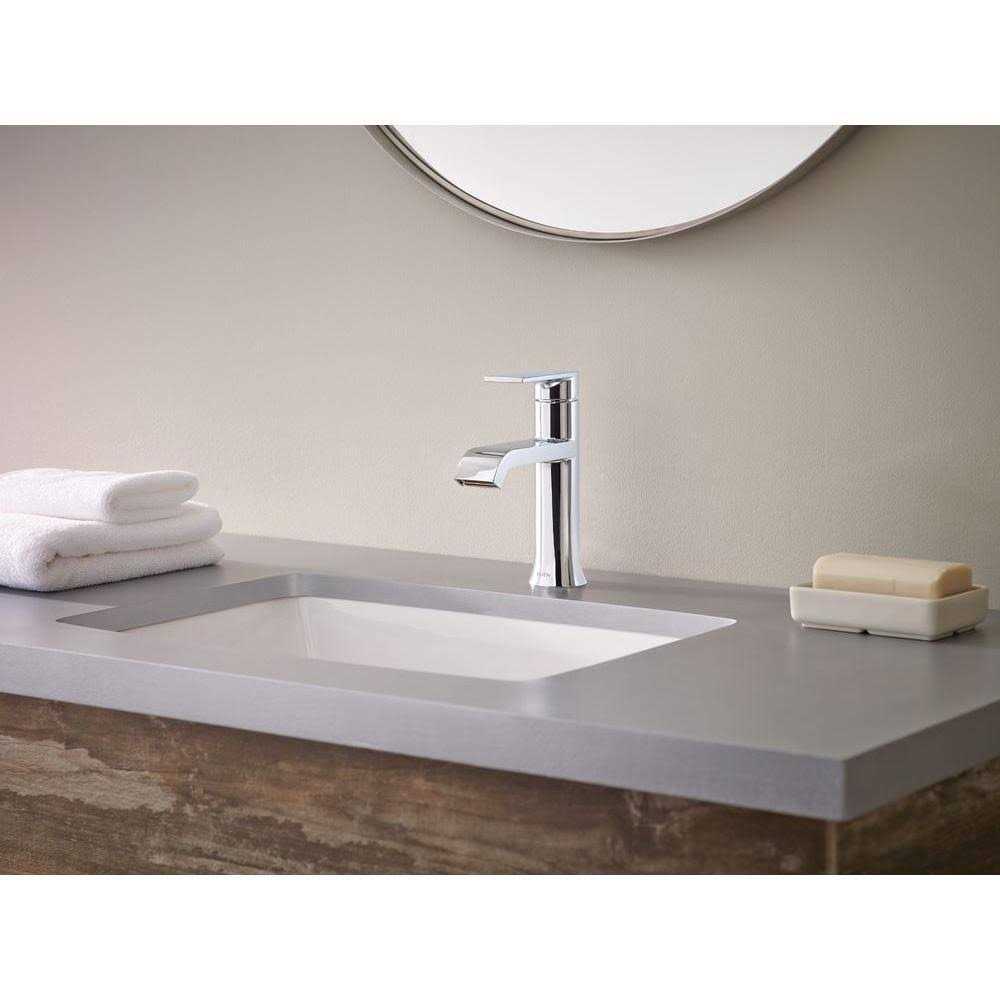 Moen Genta Single-Handle Bathroom Faucet WS84760 Chrome - Image 3