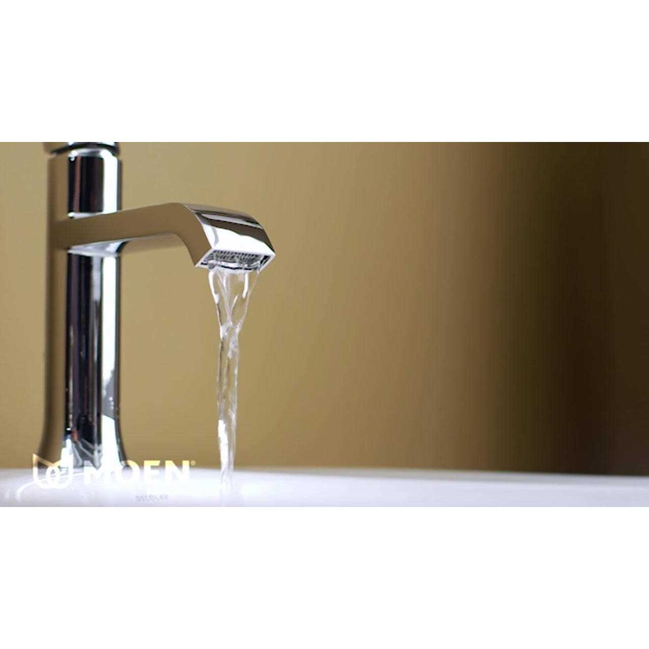 Moen Genta Single-Handle Bathroom Faucet WS84760 Chrome - Image 4