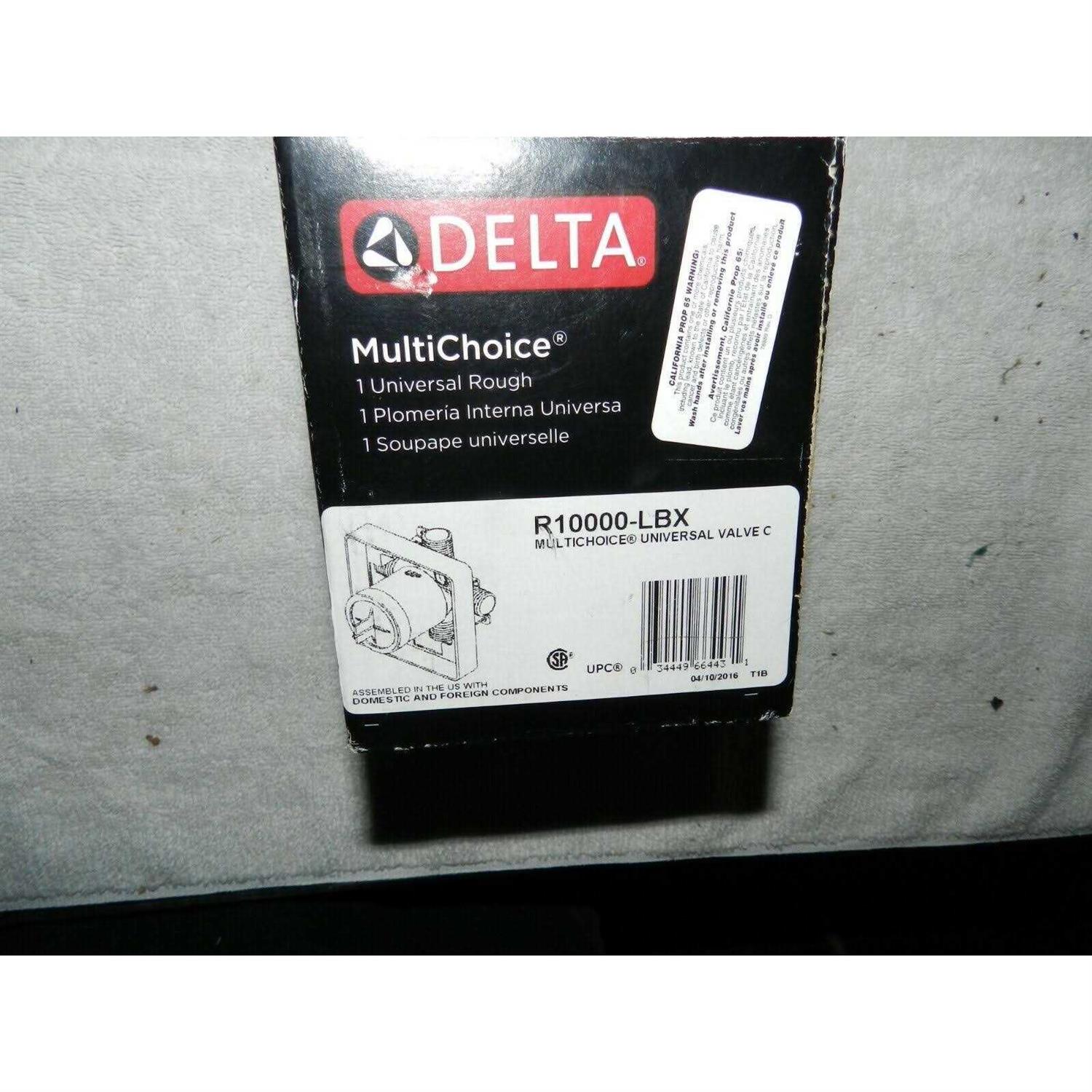 Delta MultiChoice Universal Tub and Shower Valve Body R10000-LBX - Image 4