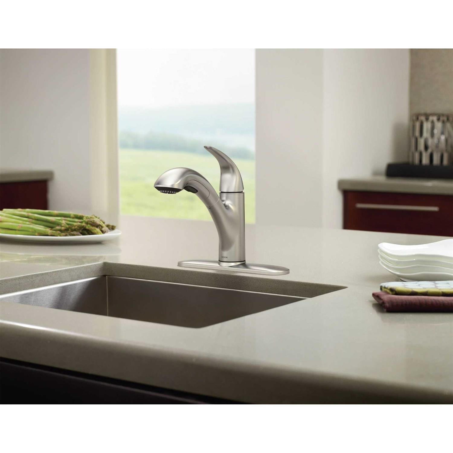 Moen Medina One-Handle Kitchen Faucet 87039SRS - Image 2