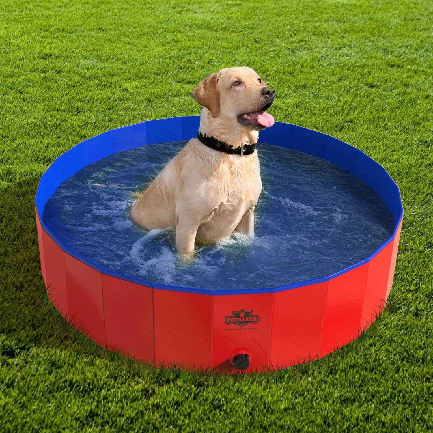 Petmaker Foldable Pet Pool and Bathing Tub with Carrying Bag - Image 4