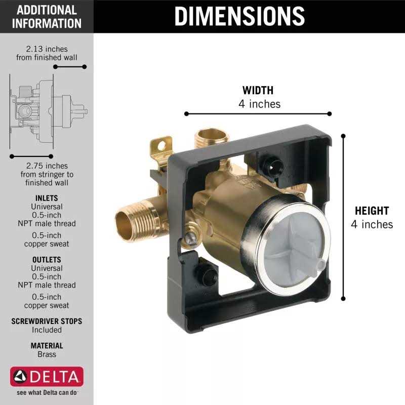 Delta R10000-UNWSHF MultiChoice Universal High-Flow Shower Rough - Image 5
