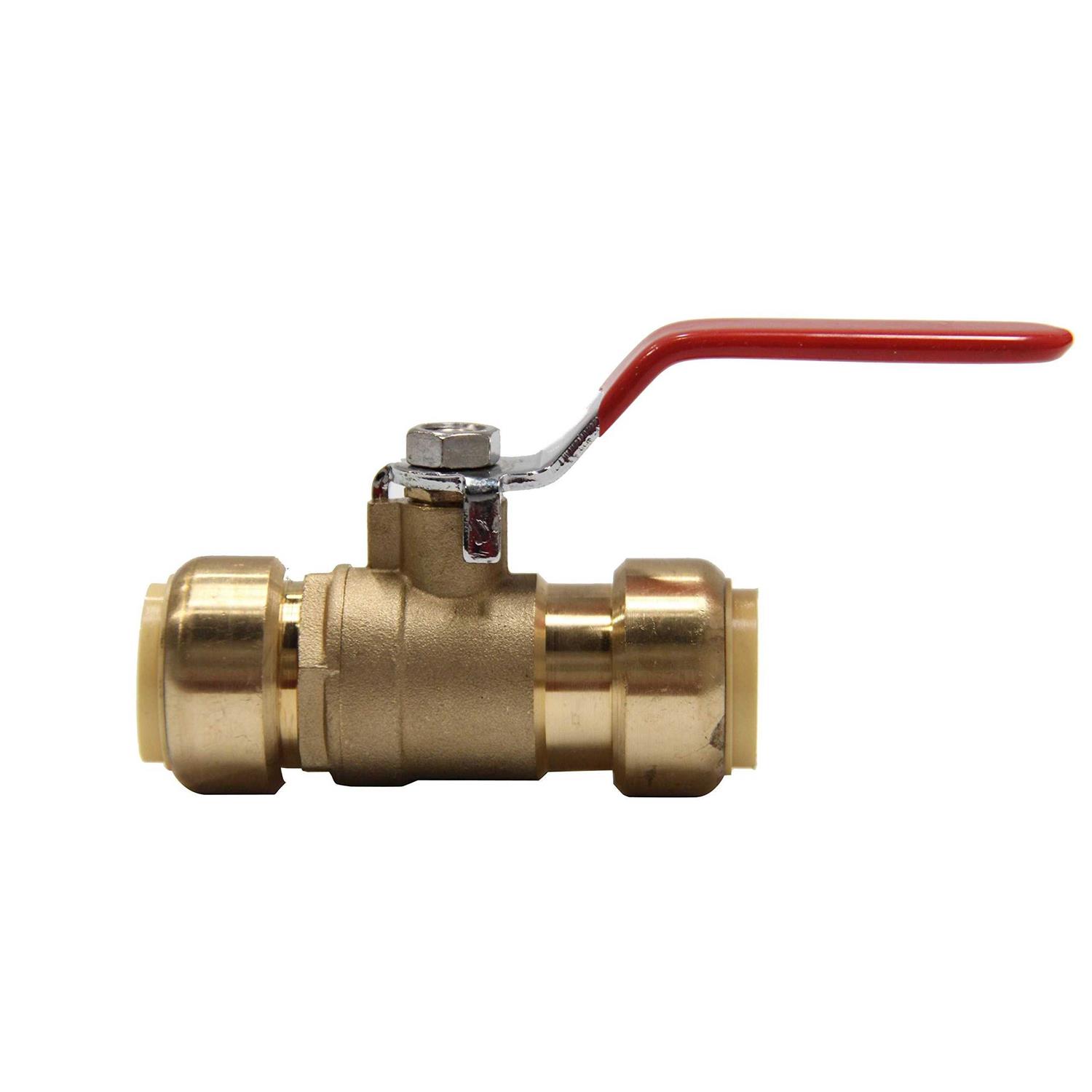 EFIELD 1/2 Inch Push-Fit Full Port Ball Valve for Hot and Cold Water Disconnect Clip UPC Certified - Image 5