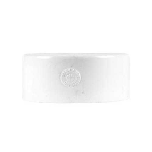 NDS White PVC Drain Cap 4 - Image 4