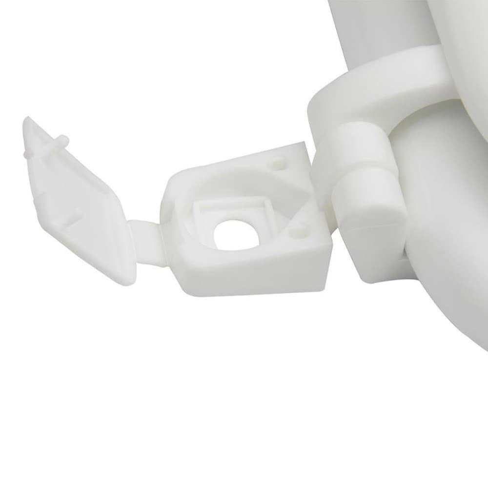 Project Source Wood White Round Toilet Seat - Image 5