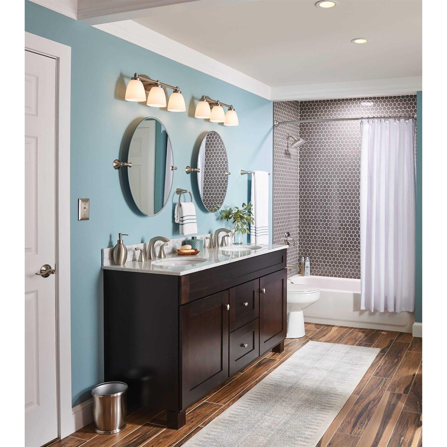 Moen Lindor 1-Handle Matte Black Tub and Shower Faucet - Image 5