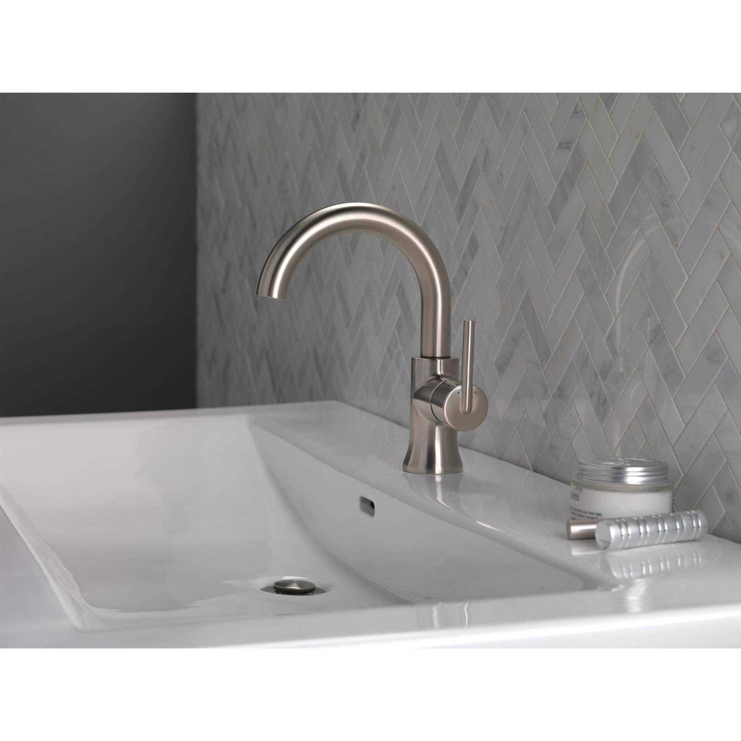 Delta Trinsic Single Handle High-Arc Bathroom Faucet 559HA - Image 4