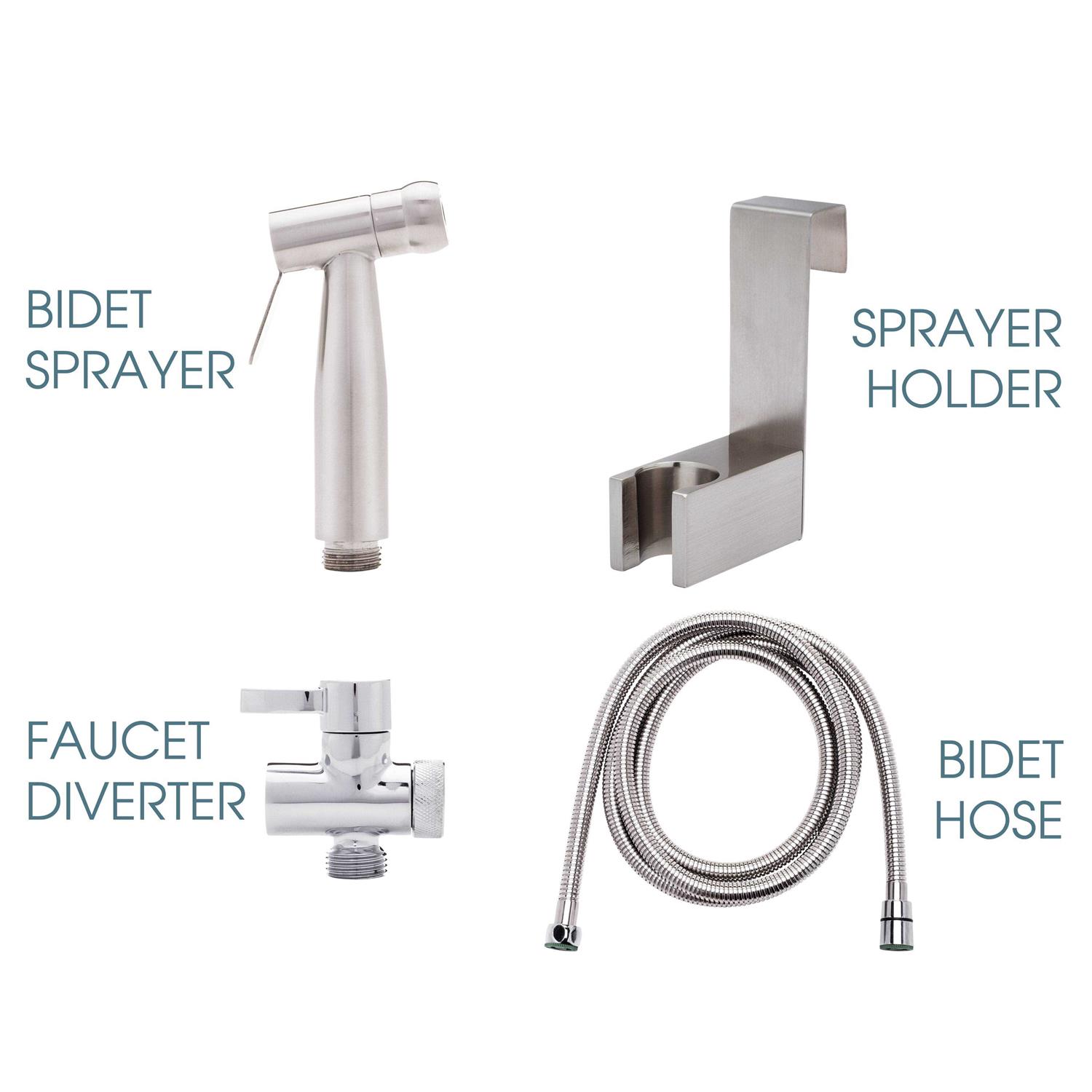 SmarterFresh Faucet Bidet Sprayer for Toilet Warm Water Handheld Sprayer with Sink Hose Attachment for Bathroom - Image 3